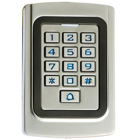 wired keypad in metal box for all 12v gate openers|ip68 universal keypad.